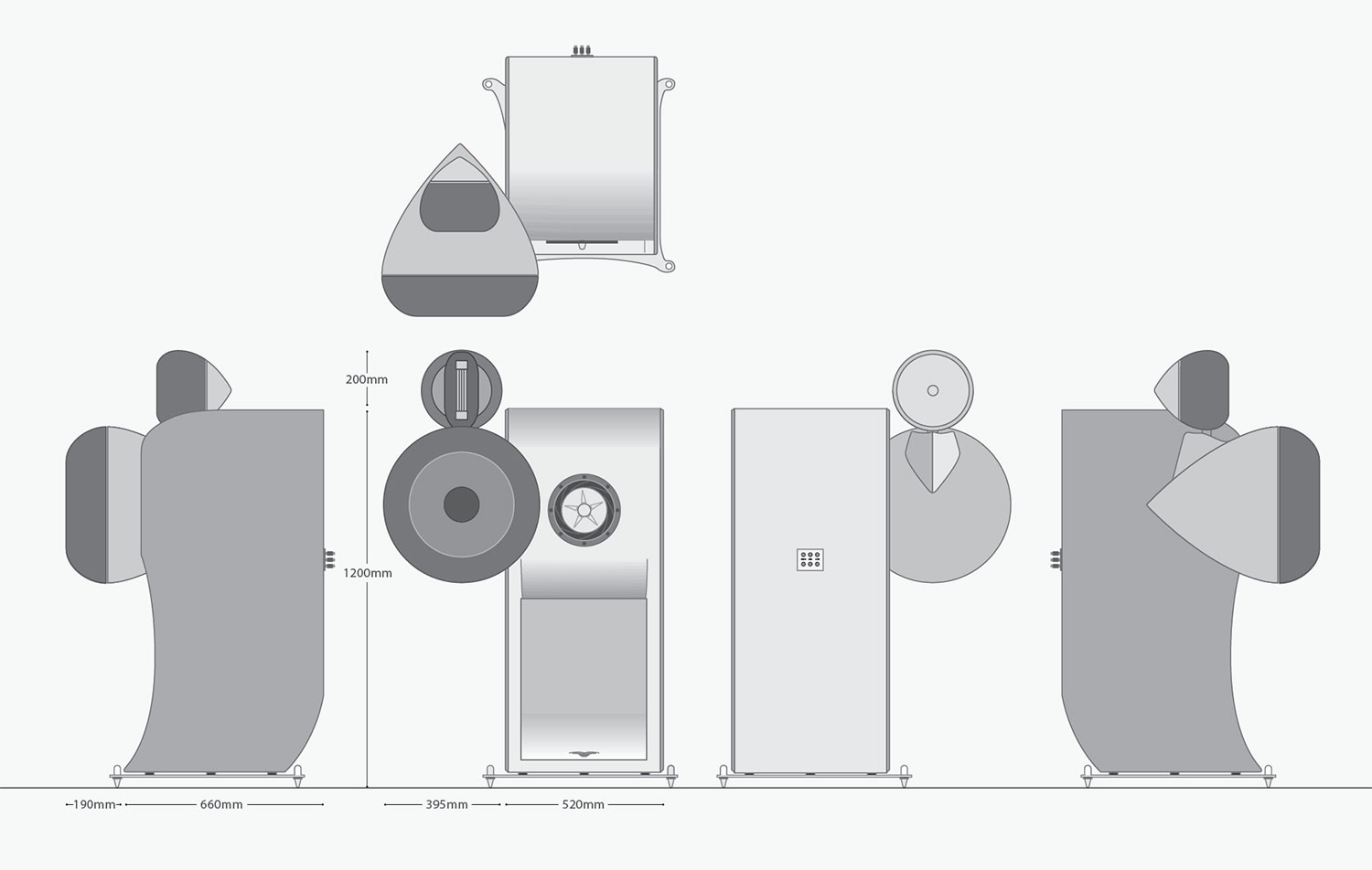 Symphonia Aeris Horn Speakers